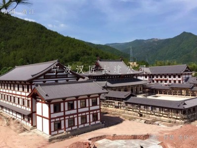 阳泉寺院重建工程施工